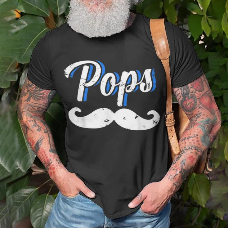Pops Poppa Papa Father Dad Daddy Husband Stepdad Grandpa Gift For Mens Unisex T-Shirt Gifts for Old Men