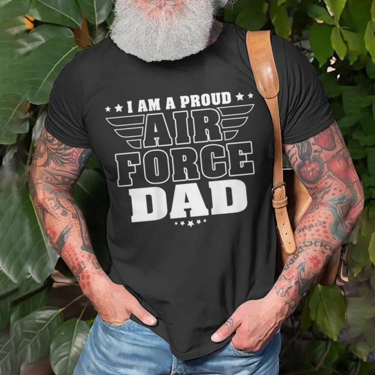 Mens I Am A Proud Air Force Dad Patriotic Pride Military Father T-Shirt Gifts for Old Men