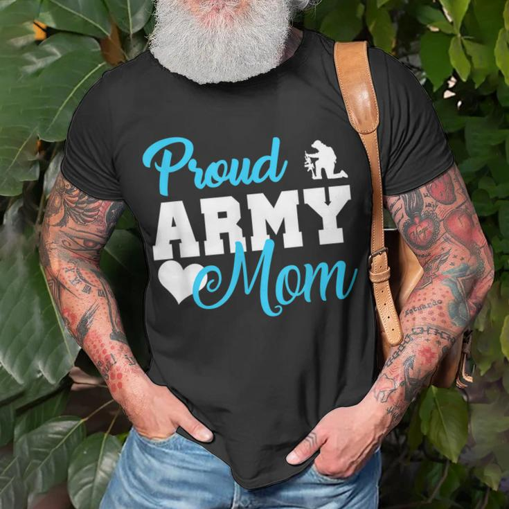 Proud Army Mom Military Mother Family Gift Army MomUnisex T-Shirt Gifts for Old Men