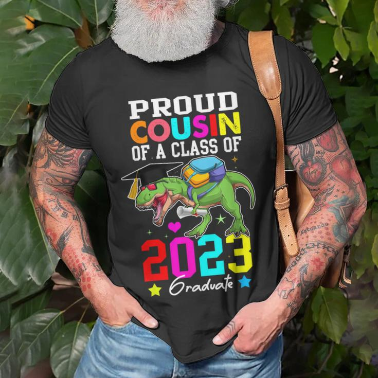 Proud Cousin Of A Class Of 2023 Graduate Senior Dinosaur 23 Unisex T-Shirt Gifts for Old Men