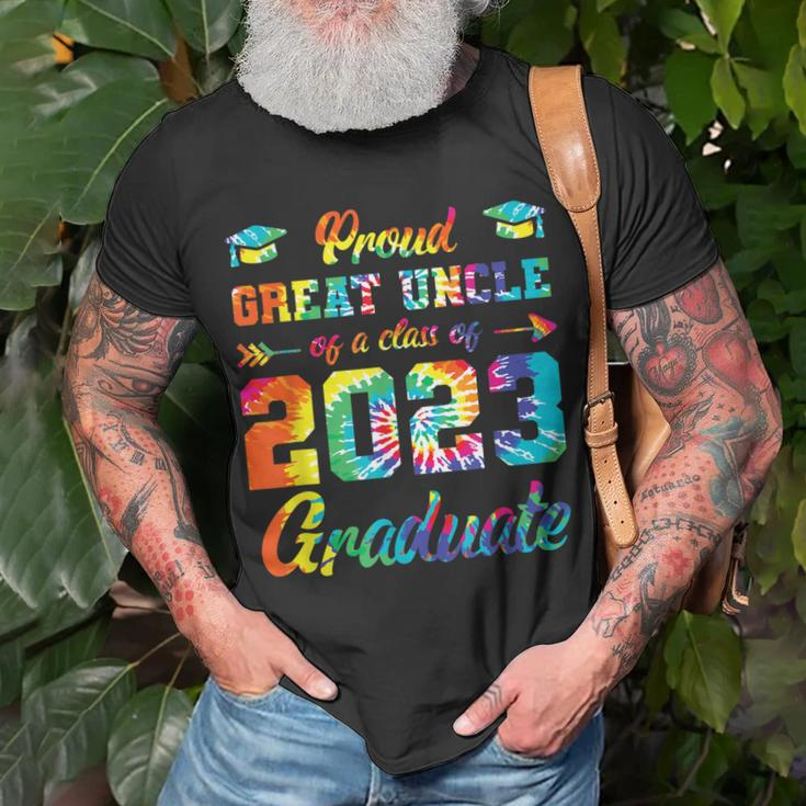 Proud Great Uncle Of A Class 2023 Graduate Senior 23 Tie Dye Unisex T-Shirt Gifts for Old Men