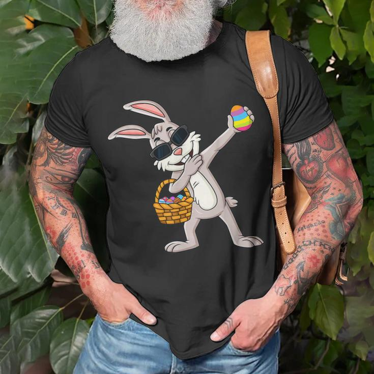 Rabbit Happy Easter Day Eggs Bunny Boys Girls Kids T-Shirt Gifts for Old Men