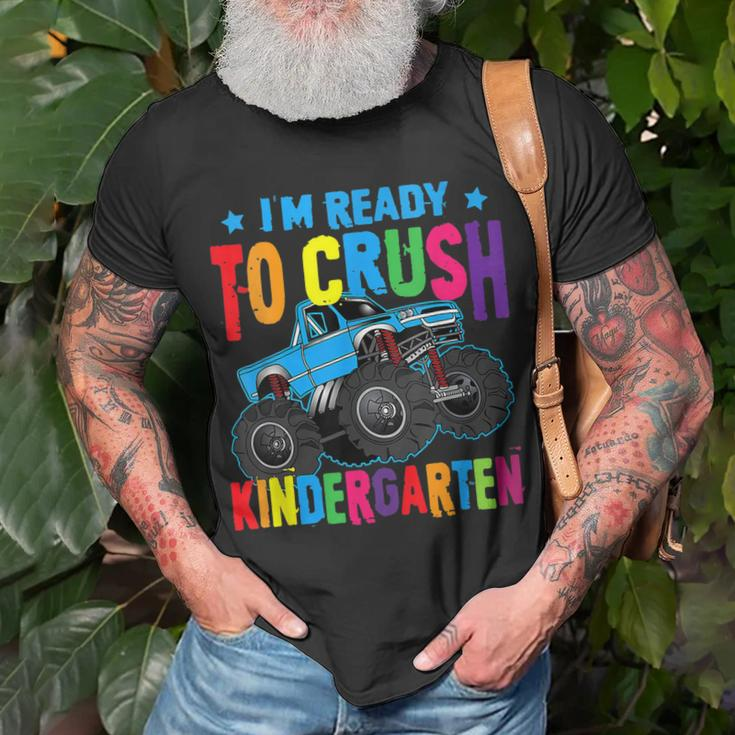 Ready To Crush Kindergarten Monster Truck Back To School Unisex T-Shirt Gifts for Old Men