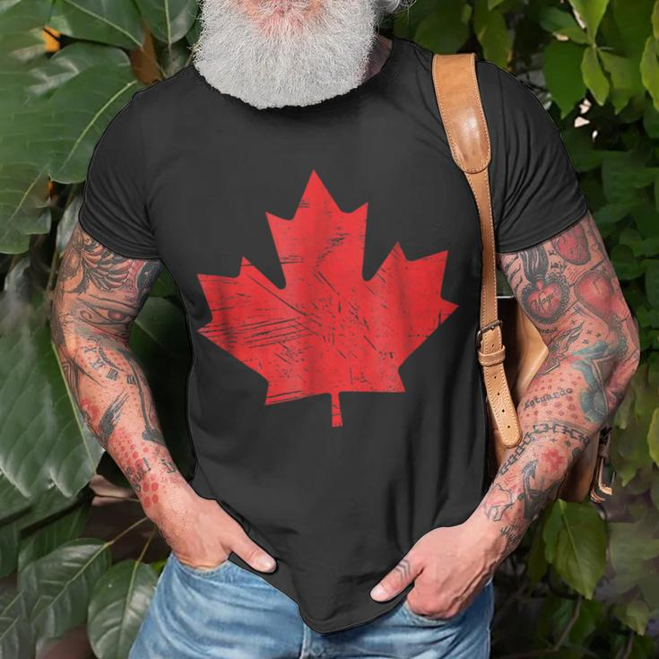 Red Maple LeafShirt Canada Day Edition Unisex T-Shirt Gifts for Old Men