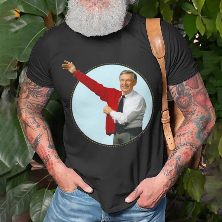 Red Mister Rogers’ Neighborhood Unisex T-Shirt Gifts for Old Men