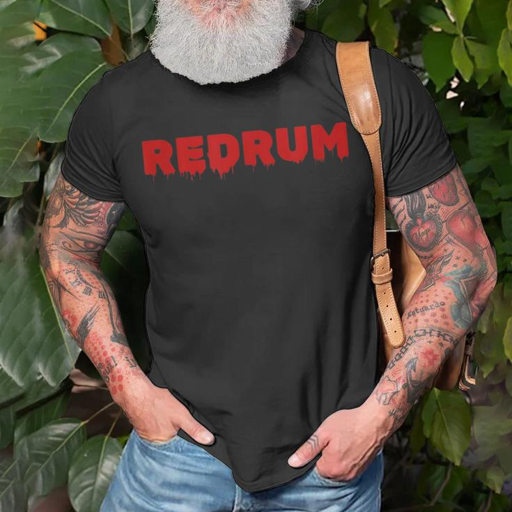 Redrum Horror Movie Quote Quick Halloween Costume Unisex T-Shirt Gifts for Old Men