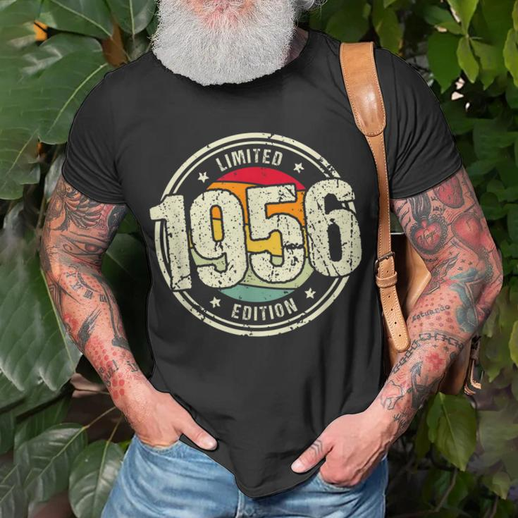 Retro 66 Jahre Jahrgang 1956 Limited Edition 66 Geburtstag T-Shirt Geschenke für alte Männer