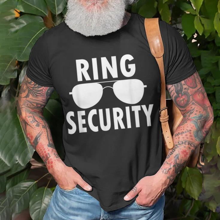 Ring Security Wedding Ring - Wedding Party Unisex T-Shirt Gifts for Old Men