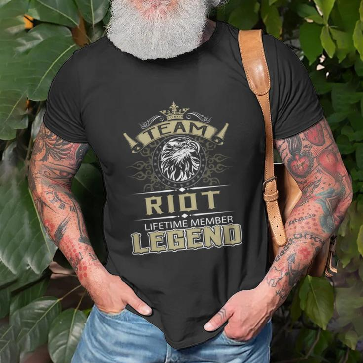 Riot Name - Riot Eagle Lifetime Member Leg Unisex T-Shirt Gifts for Old Men