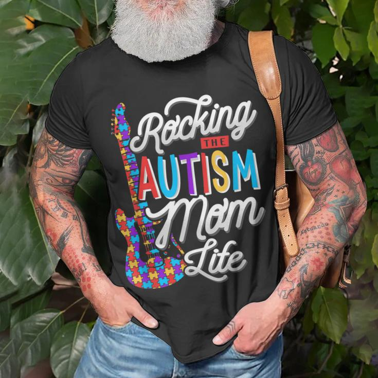 Rocking The Autism Mom Life Autism Awareness Unisex T-Shirt Gifts for Old Men