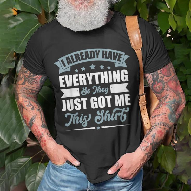 Sarkasmus T-Shirt Ich Habe Schon Alles Lustiges Geschenk Geschenke für alte Männer