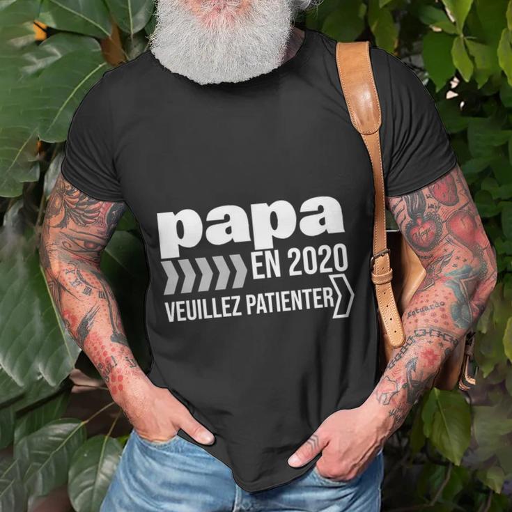 Schwarzes Herren T-Shirt - Papa 2020 Warten Lustiges Design Geschenke für alte Männer