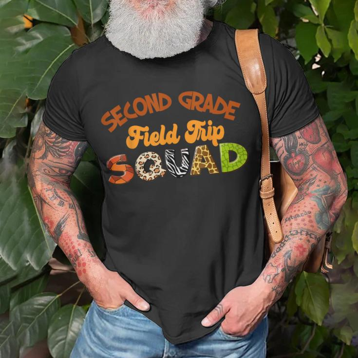 Second Grade Field Trip Squad Zoo Students Funny School Idea Unisex T-Shirt Gifts for Old Men