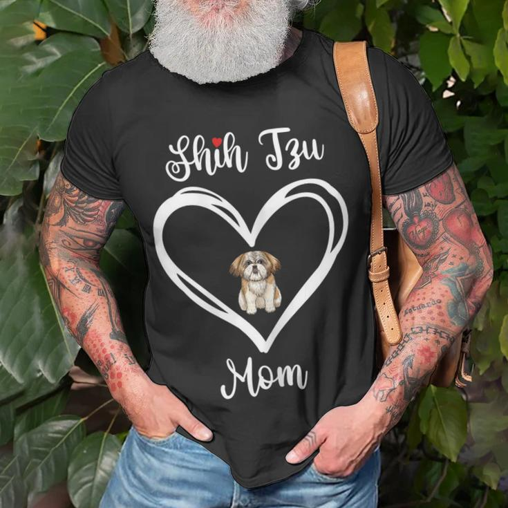 Shih Tzu Mama I Love My Shih Tzu Mom Gift For Womens Unisex T-Shirt Gifts for Old Men