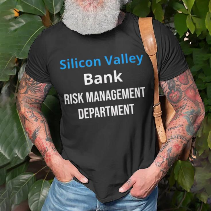 Silicon Valley Bank Risk Management V2 Unisex T-Shirt Gifts for Old Men