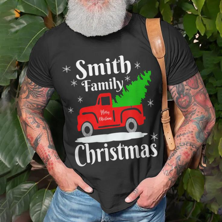 Smith Family Christmas Matching Family Christmas Unisex T-Shirt Gifts for Old Men