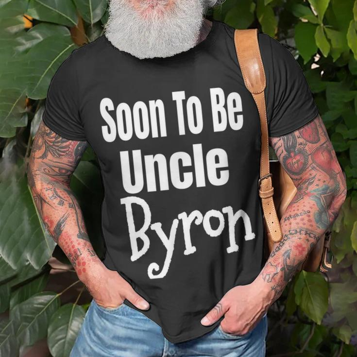 Soon To Be Uncle Byron Gift For Mens Unisex T-Shirt Gifts for Old Men