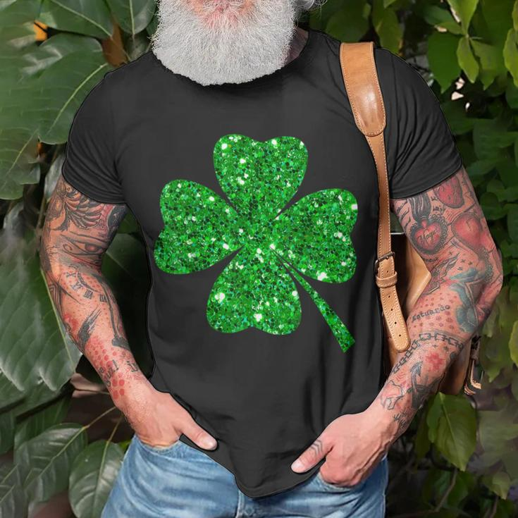 Sparkle Clover Shamrock Irish For St Patricks & Pattys Day T-shirt Gifts for Old Men
