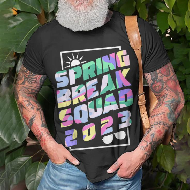 Spring Break Squad 2023 Vacation Trip Cousin Matching Team Unisex T-Shirt Gifts for Old Men