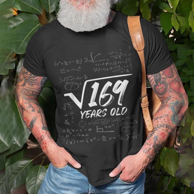 Square Root 169 13 Years Birthday Unisex T-Shirt | Mazezy