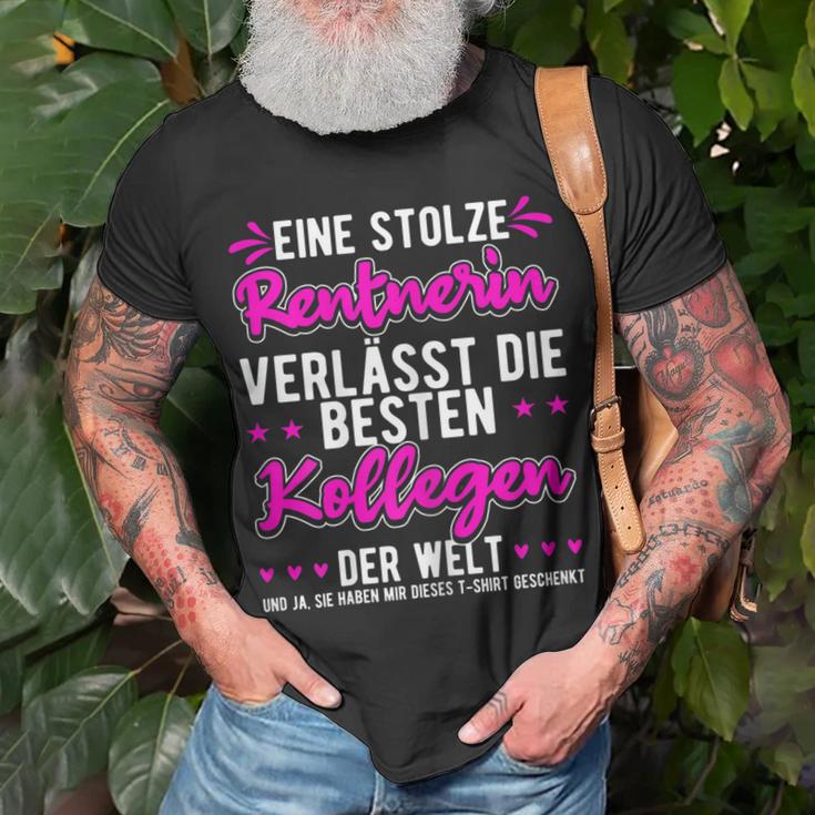 Stolze Rentnerin 2023 T-Shirt, Abschied von den Besten Kollegen Geschenke für alte Männer