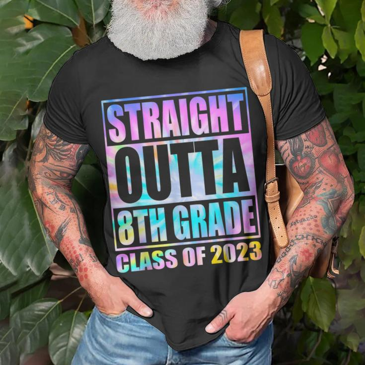 Straight Outta 8Th Grade Class Of 2023 Eighth Graduation Unisex T-Shirt Gifts for Old Men