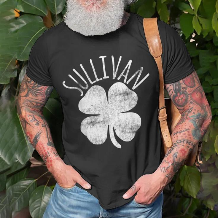 Sullivan St Patricks Day Irish Family Last Name Matching Unisex T-Shirt Gifts for Old Men