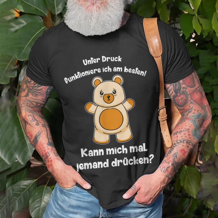 Süßer Teddy Witziger Spruch Teddybär Umarmung Liebe Witz T-Shirt Geschenke für alte Männer