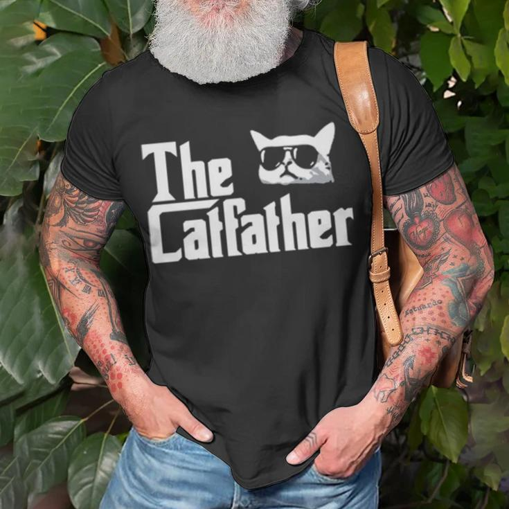 The Catfather Cat Dad Unisex T-Shirt Gifts for Old Men
