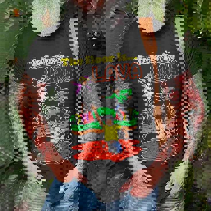 The Floor Is Lava Unisex T-Shirt Gifts for Old Men