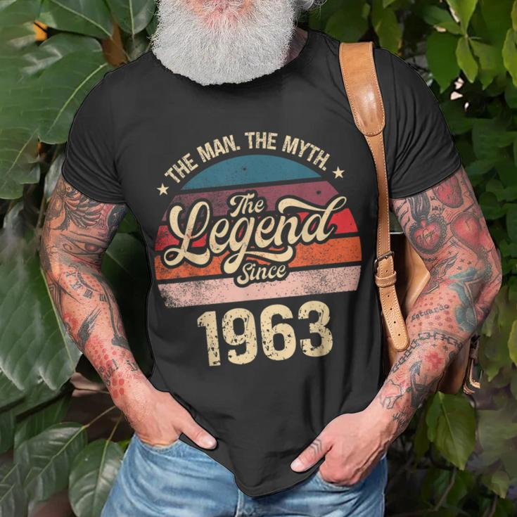 The Man The Myth The Legend Since 1963 Birthday Mens Gift For Mens Unisex T-Shirt Gifts for Old Men