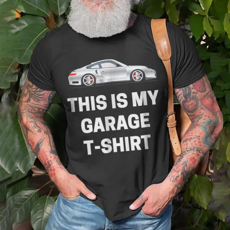 This Is My Garage Funny Car Guy Racing Mechanic Unisex T-Shirt Gifts for Old Men