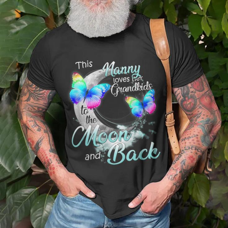 This Nanny Love Her Grandkids To The Moon And Back Gift For Women Unisex T-Shirt Gifts for Old Men