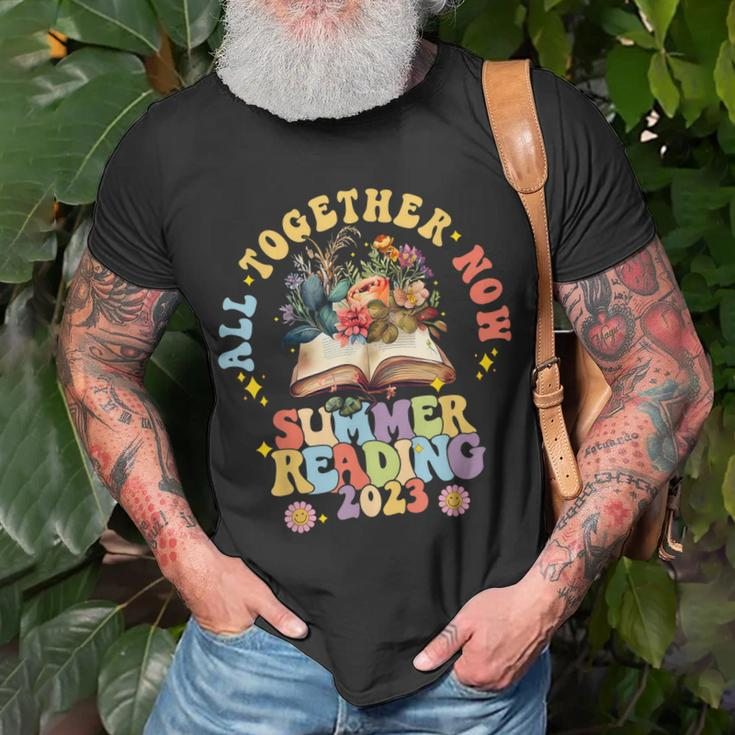 All Together Now Summer Reading 2023Summer Reading Programs T-shirt Gifts for Old Men