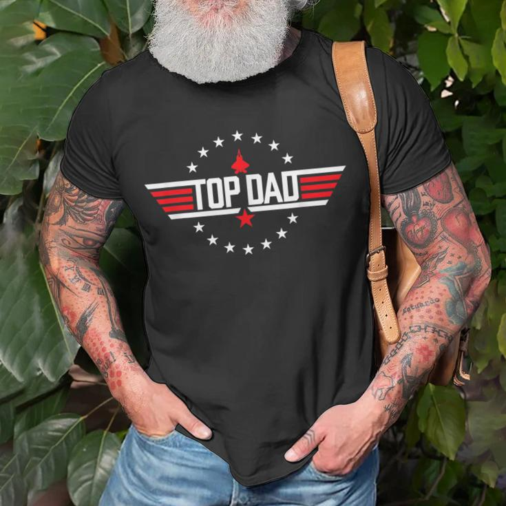 Top Dad Men Vintage Top Dad Top Movie Gun Jet Unisex T-Shirt Gifts for Old Men