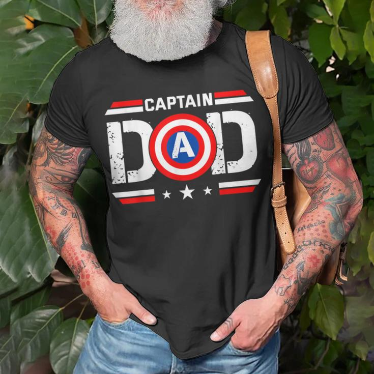 Top Vintage Dad Christmas Superhero Fathers Day Birthday Gift For Mens Unisex T-Shirt Gifts for Old Men