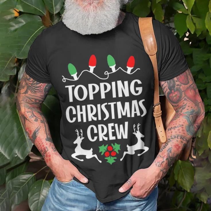Topping Name Gift Christmas Crew Topping Unisex T-Shirt Gifts for Old Men
