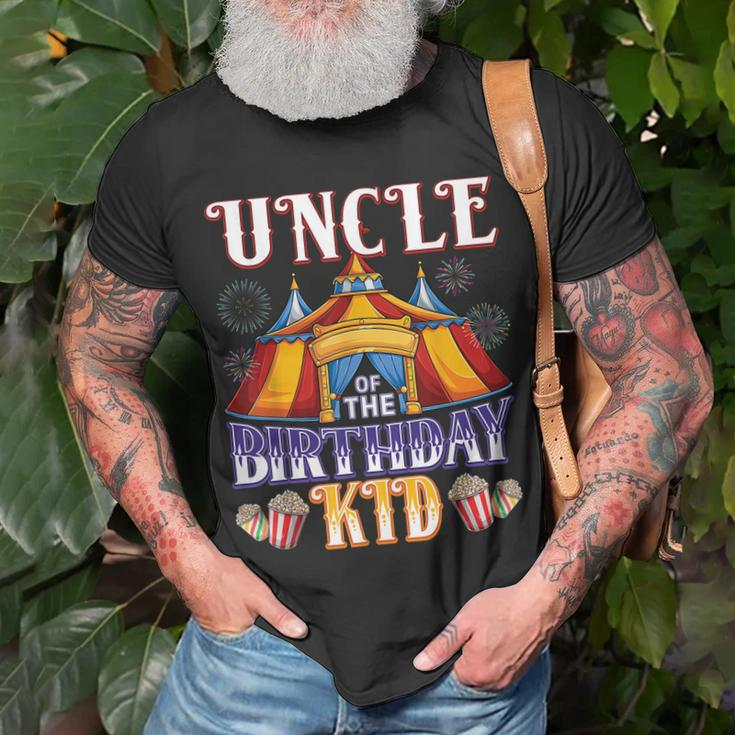 Uncle Of The Birthday Ringmaster Circus Party Unisex T-Shirt Gifts for Old Men