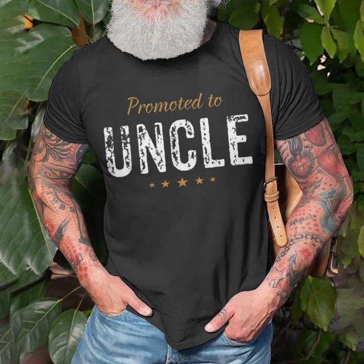 Uncle To Be Promoted To Uncle Gifts Unisex T-Shirt Gifts for Old Men