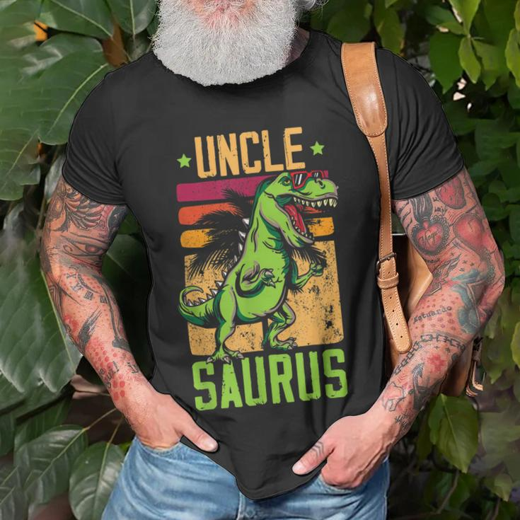 Unclesaurus Uncle Saurus Trex Dinosaur Matching Family Gift For Mens Unisex T-Shirt Gifts for Old Men