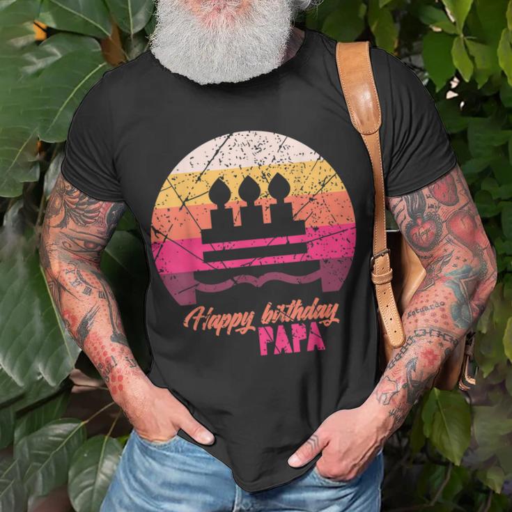 Unser Geburtstag Papa Geschenk T-Shirt Geschenke für alte Männer