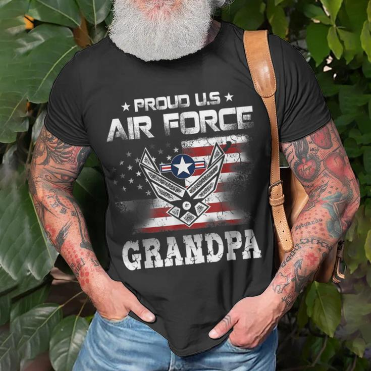 Us Air Force Proud Grandpa Proud Air Force Grandpa Father Unisex T-Shirt Gifts for Old Men