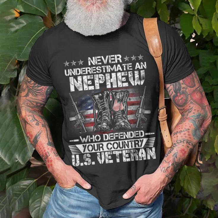 Us Veteran Nephew Veterans Day Us Patriot Patriotic T-Shirt Gifts for Old Men