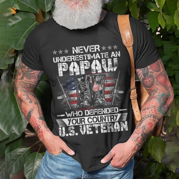 Us Veteran Papaw Veterans Day Us Patriot Patriotic T-Shirt Gifts for Old Men