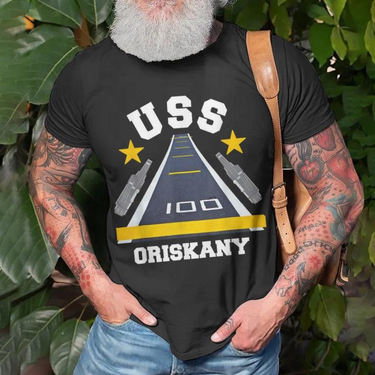 Uss Oriskany Aircraft Carrier Military Veteran T-Shirt Gifts for Old Men