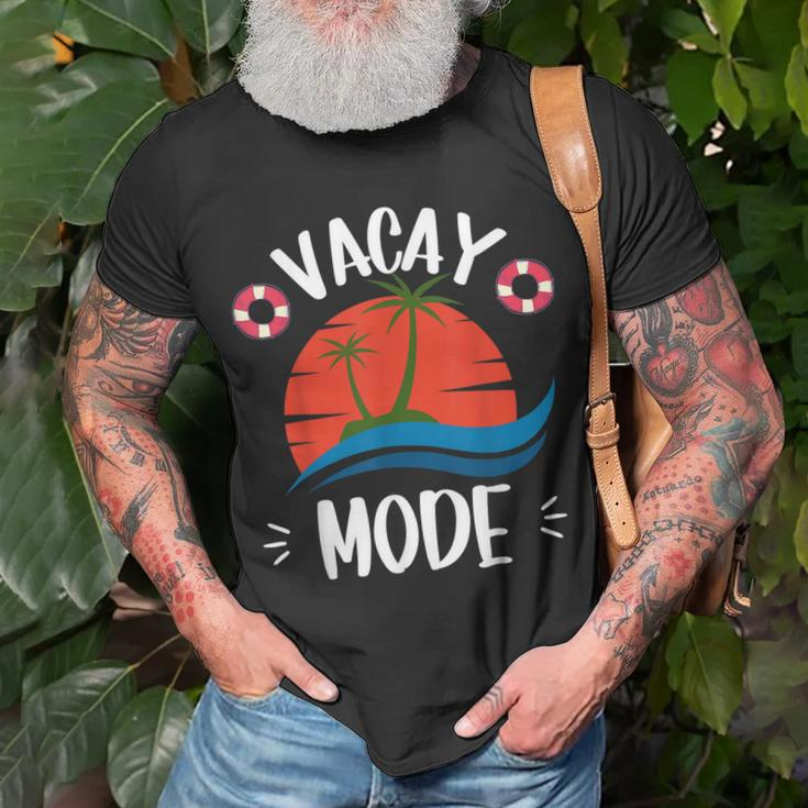 Vacay Mode Cute Vacation Summer Cruise Getaway Holiday Unisex T-Shirt Gifts for Old Men