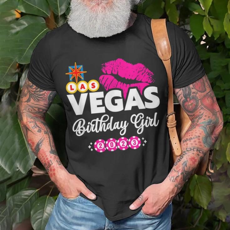 Vegas Birthday Girl - Vegas 2023 Girls Trip - Vegas Birthday Unisex T-Shirt Gifts for Old Men