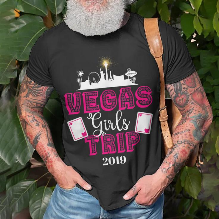 Vegas Girls Trip 2019 Matching Squad Vacation Bachelorette Unisex T-Shirt Gifts for Old Men