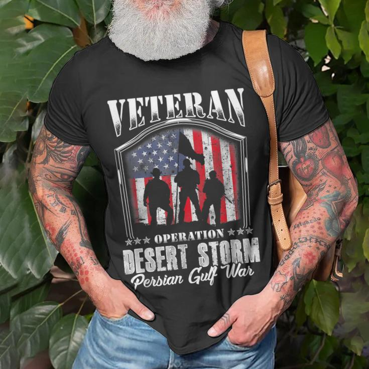 Veteran Operation Desert Storm Persian Gulf War T-Shirt Gifts for Old Men