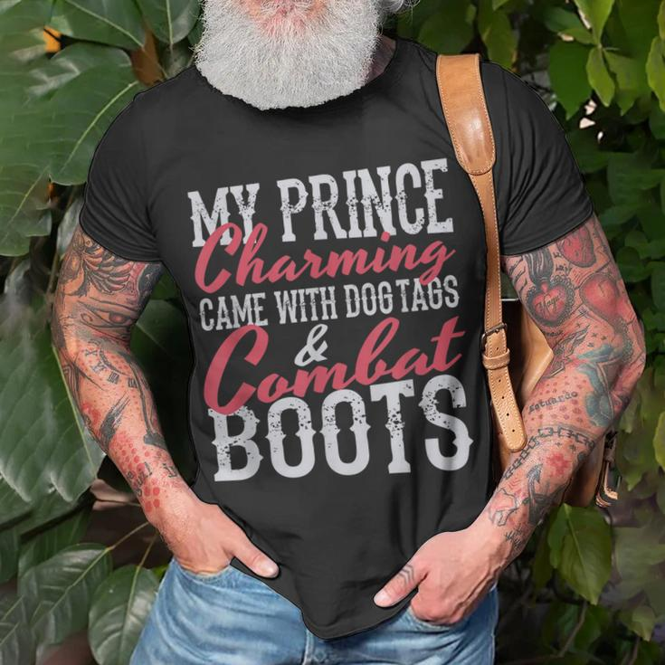 Veteran Prince Charming Women Wife Girlfriend T-shirt Gifts for Old Men